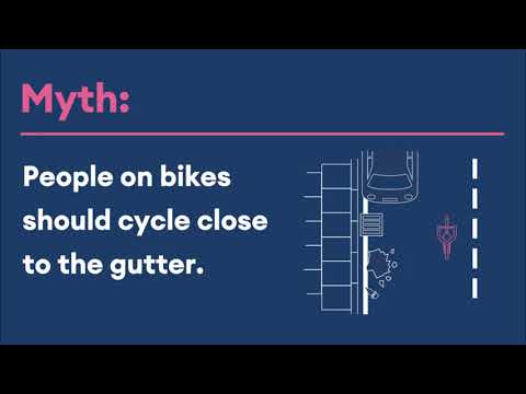 Myths & Facts: cycling in the middle of the lane