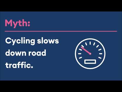 Myths & facts: cycling slows down traffic